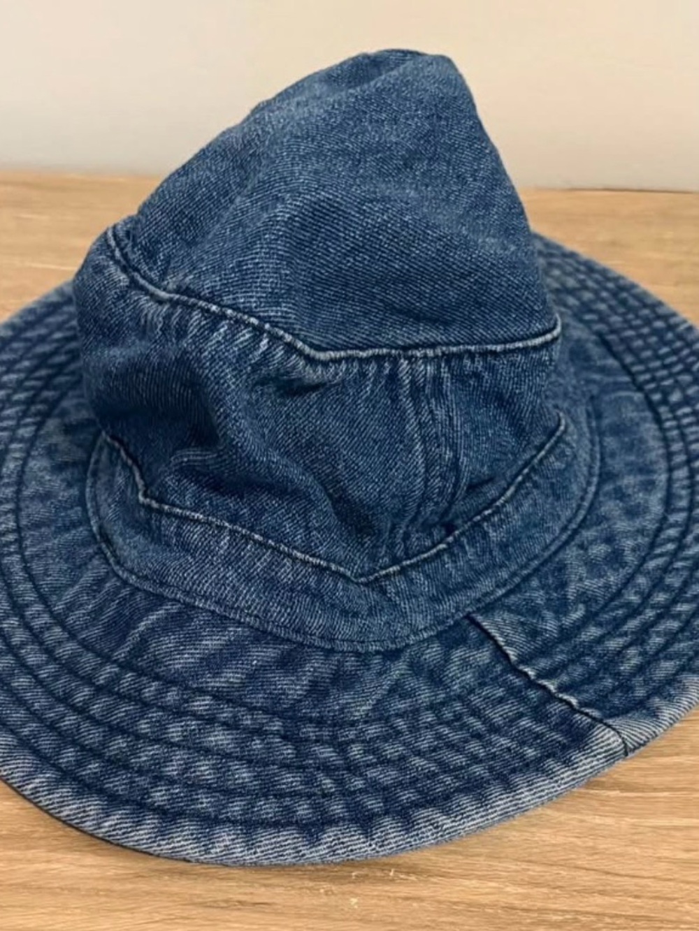 American eagle denim bucket hat